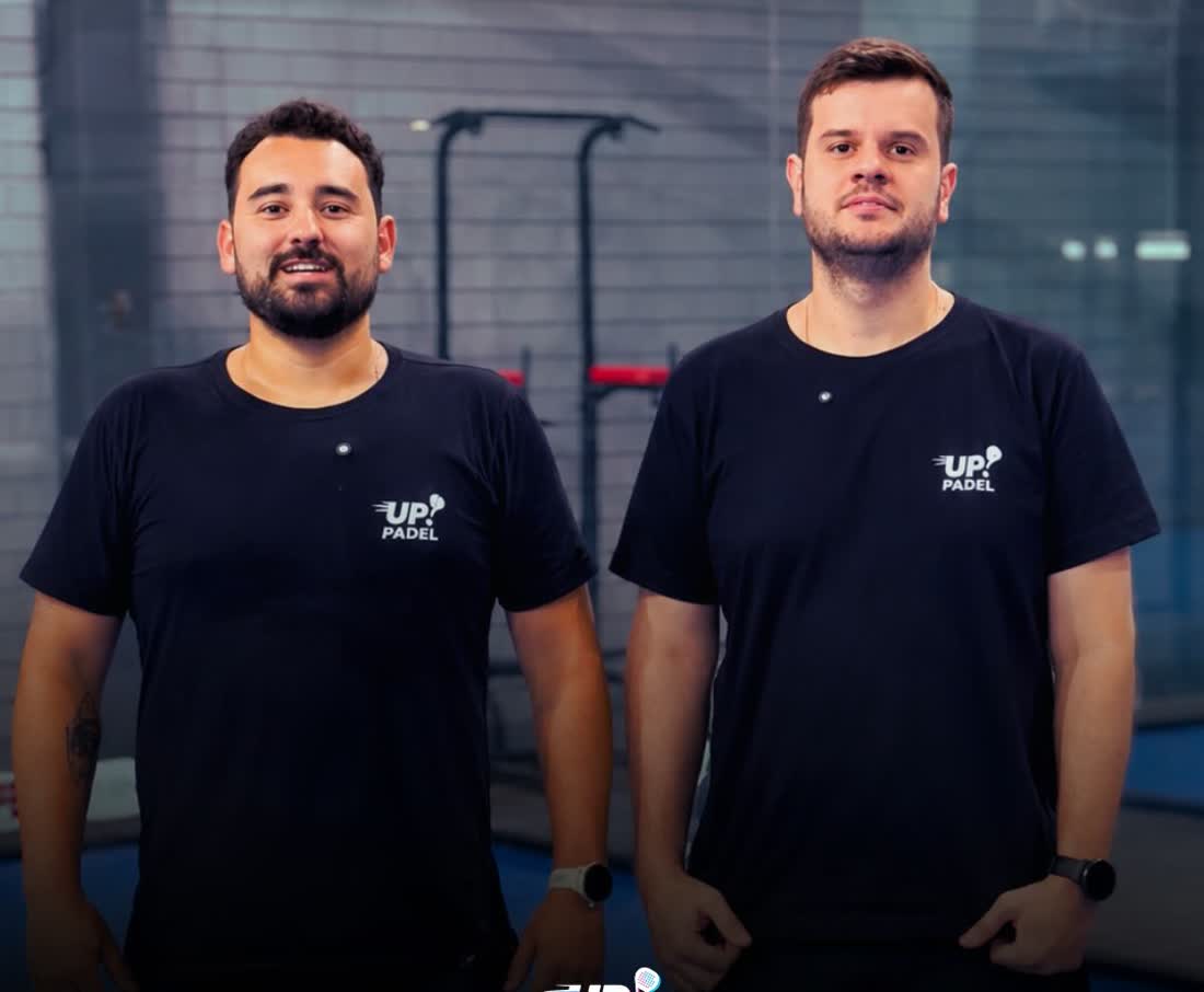 Professores da escola PadelUp! na Pulse Arena